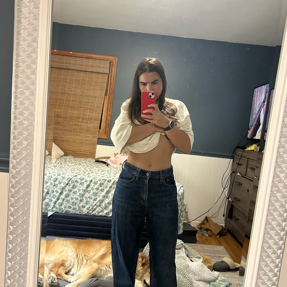 Abercrombie & Fitch curve love relaxed jeans size 27